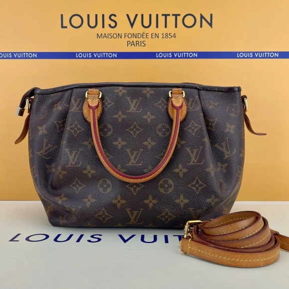 LOUIS VUITTON TURENNE PM MONOGRAM CROSSBODY HANDBAG PURSE - Picture 3 of 11